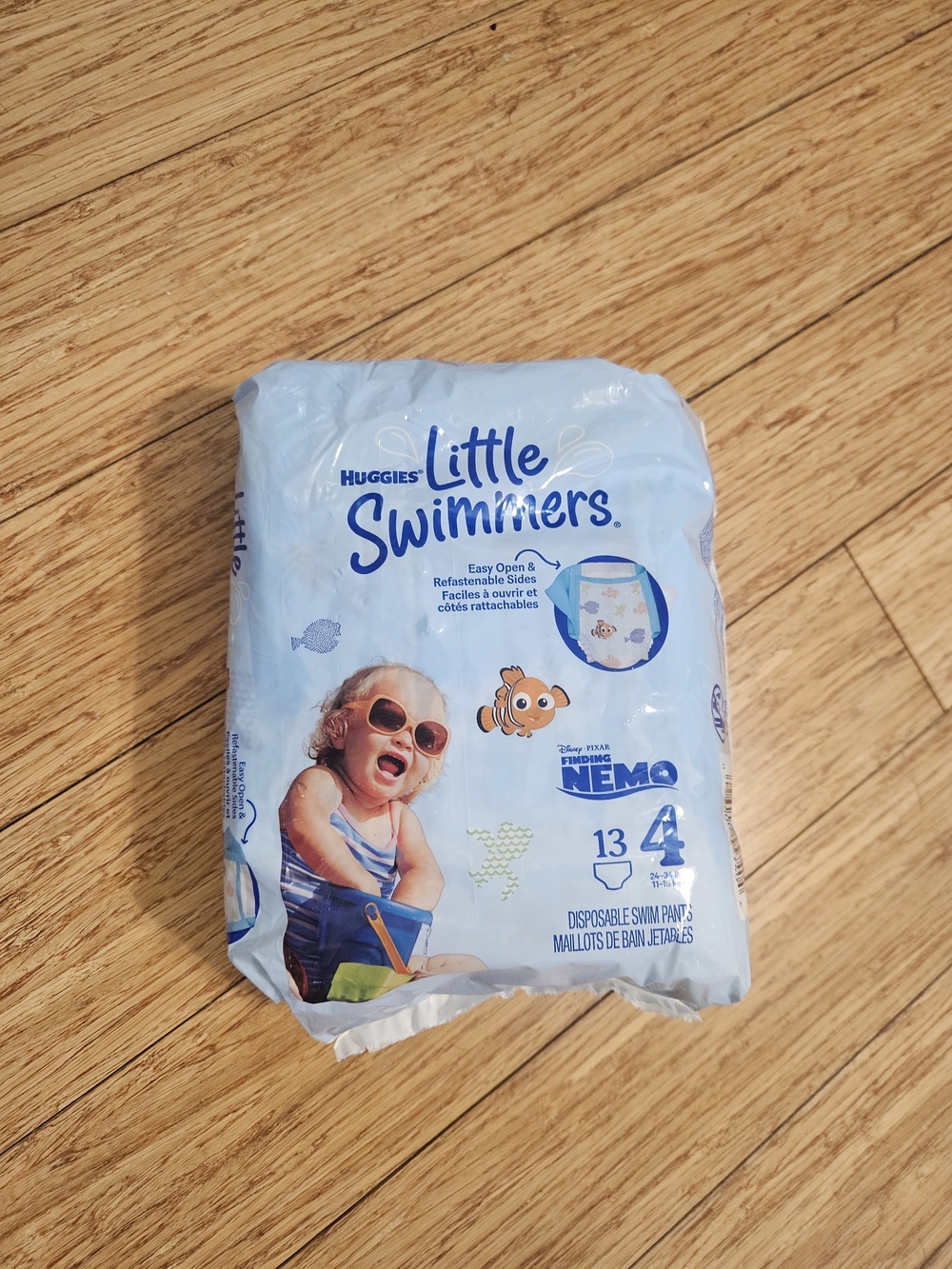 Little Swimmers Disposable Swim Pants - Blue (Size 4)